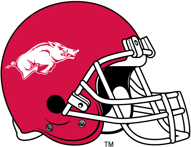 Arkansas Razorbacks 2001-2013 Helmet Logo iron on paper